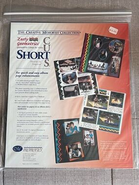 Creative Memories Zesty Geometrics Short Cuts Borders